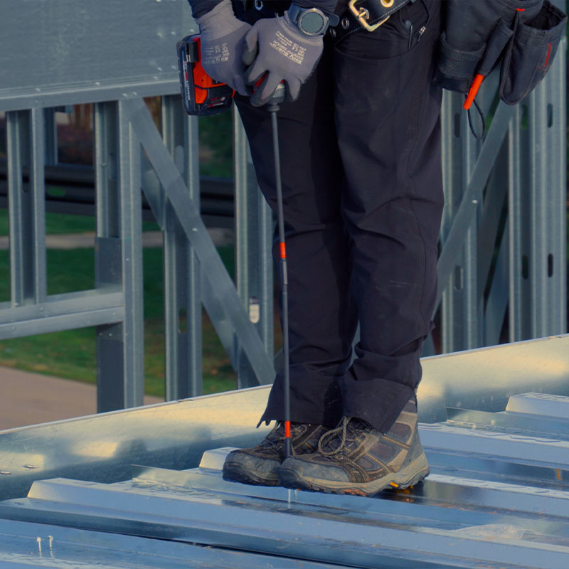 Steel Framed Home Floor System Installation